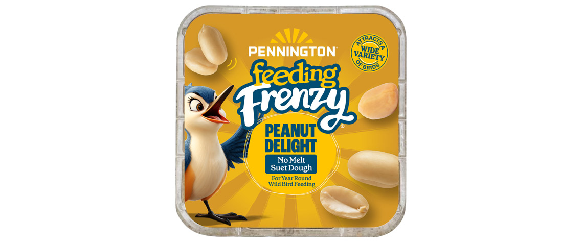 Pennington Feeding Frenzy Peanut Delight No Melt Suet Dough 11.75 oz
