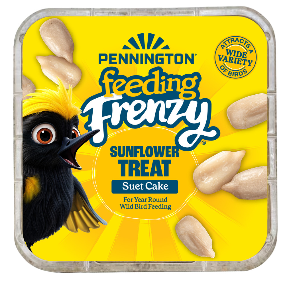 Pennington Feeding Frenzy Sunflower Treat Suet Cake 11 oz